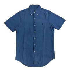 希少美品⭐️ポロラルフローレン インディゴデニムシャツ S ネイビー