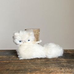 とけそうな、ねこ ( 茶トラ白の子 ) Cora 猫 ぬいぐるみ 作家