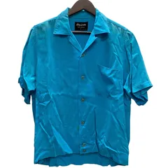 ヴィンテージ vintage 50's 60's USA製 King Louie キングルイ Ten STRIKEタグ ボーリングシャツ 半袖シャツ ブルー Mサイズ 201MT-6159 VBのサムネイル