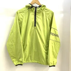 【中古】Supreme Nylon Ripstop Hooded Pullover サイズS ライムグリーン シュプリーム[92]のサムネイル