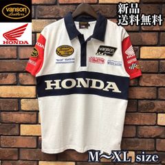 激レア　希少　美品　味の素HONDAレーシング 刺繍ロゴ　ポロシャツ　サイズL 激レア 希少 美品】味の素HONDAレーシング 刺繍ロゴ ポロシャツ サイズ