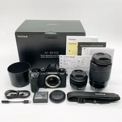 ■シャッター数64回の元箱付き！ほぼ新品 FUJIFILM フジフイルム X-S10 ダブルズームレンズキットのサムネイル