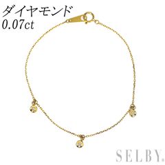K18WG ダイヤモンド0.4ct ステーションブレスレット。 - メルカリ