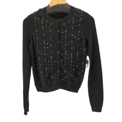 レッドヴァレンティノ RED VALENTINO ビジュー スパンコール装飾 クルーネックカーディガン レディース  Sのサムネイル