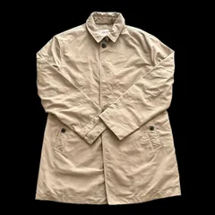 ARMANI COLLEZIONI アルマーニコレツィオーニ メンズ ステンカラーコート 表記50 XL相当 ベージュ WATER REPELLENT 撥水加工 ロングコート ビジネス カジュアル 軽量 アウターのサムネイル