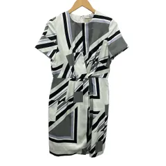 PaulSmith(ポールスミス) ワンピース サイズ40 L レディース - ライトグレー×黒×マルチ クルーネック/半袖/ひざ丈のサムネイル