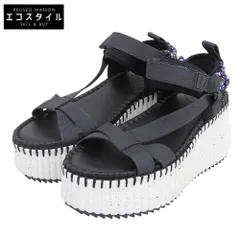 Chloe　クロエ　美品 NAMA プラットフォームサンダル レディース ブラック 38 0223253　38のサムネイル