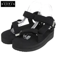 suicoke　スイコック　新品同様 AP STUDIO別注 アンクルストラップ スエードサンダル レディース ブラック 24cm OG-022ADC　6(US)のサムネイル