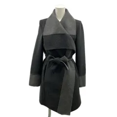 DIANE VON FURSTENBERG(DVF)(ダイアン・フォン・ファステンバーグ) コート サイズXS レディース - ダークグレー×グレー 長袖/秋/冬のサムネイル