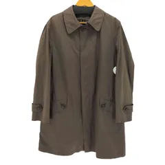 バーバリーロンドン BURBERRY LONDON 裏地ノバチェック キルティングライナー付 比翼ステンカラーコート メンズ  L