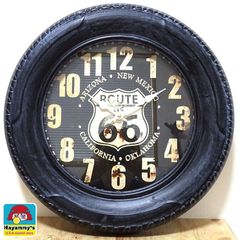 掛時計 おしゃれ アンティーク ルート66 時計 ROUTE66 アメリカン雑貨