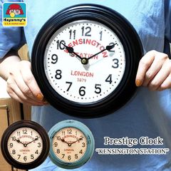 新品 Kensington Station 壁掛け時計 ブルー - メルカリ