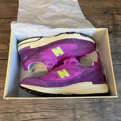 [むつ80-061014][併売] New Balance Made in USA 993 PASSION FRUIT U9934JA 28.0 [中古][メンズ]のサムネイル