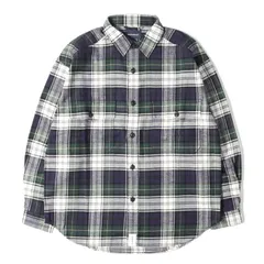 【新品】DESCENDANT ディセンダント シャツ グリーン ネイビー サイズ:1 | 22AW タータンチェック フランネルシャツ (CPOC / PLAID LS SHIRT) | トップス カジュアルシャツ 長袖【メンズ】のサムネイル