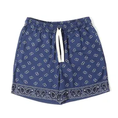 【新品】Palm Angels パーム エンジェルス パンツ ネイビー 紺 サイズ:46 | 24SS ペイズリー柄 レーヨン イージーショーツ(PAISLEY SHORTS) | ボトムス ショートパンツ【メンズ】のサムネイル