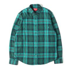 シャツ 15AW Supreme Small Buffalo Flannel Shirt Supreme Small Buffalo Flannel Shirt RED - メルカリ