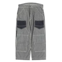 【美品】FREEWHEELERS フリーホイーラーズ パンツ インディゴ ホワイト 36×32 | デリックマン ヒッコリーデニム ダブルニー ワークパンツ (UNION SPECIAL OVERALLS DERRICKMAN HICKORY)【中古】のサムネイル