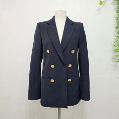 NOBLE テーラードジャケット ネイビー 金ボタン - メルカリ