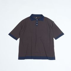 GUCCI シェリーライン ボーダー 半袖ニット ポロシャツ M イタリア製 