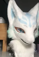 犬　猫　着ぐるみ ヘッド全頭　ヘッド ケモノ ファースーツ ぬいぐるみ コスプレ コスチューム Kurumi 一点物 C738のサムネイル