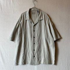 HOMME PLISSE ISSEY MIYAKE 麻綿 半袖シャツ ベージュ - メルカリ