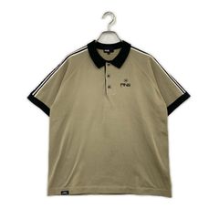 極美品 ヒールクリーク ハーフジップ半袖ポロシャツ スタッズロゴ 52 リンガー 極美品 ヒールクリーク ハーフジップ半袖ポロシャツ スタッズロゴ 52