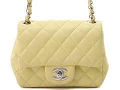 CHANEL ミニマトラッセ 17 スモールフラップ パステルイエロー - メルカリ