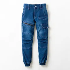 TORAICHI 寅壱  8970-235 デニム カーゴジョガーパンツ  4 コン  接触冷感デニム 夏物 作業服 作業着  トライチ  【アウトレット品】4Lのサムネイル