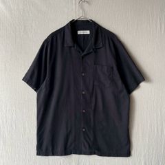 COMOLI 日本製 タイプライター オープンカラー シャツ ショート