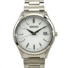 セイコー SEIKO SBPX143 セイコーセレクション 腕時計 ホワイト文字盤 ソーラー SS V157-0DR0 稼働品 メンズ【中古】のサムネイル