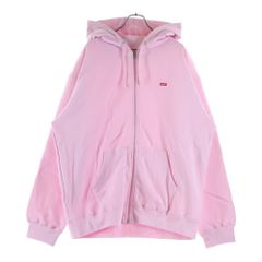 Supreme ジップアップパーカー ライトピンク L - メルカリ