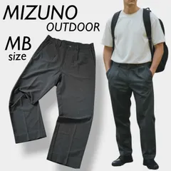 MIZUNO OUTDOOR ミズノ メンズ スラックス MB(大きめ) アウトドアパンツ ストレッチ ゴルフ 325101214 グレー系 (F-0026)★のサムネイル
