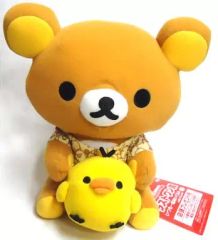 [중고] 봉제인형 키이로이트리 언제나 함께 봉제인형 with 리락쿠마 [이치반 복권 리락쿠마~키이로이트리와 함께~] 마지막 원상