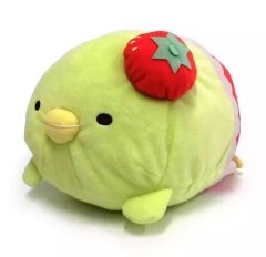[중고] 봉제인형 펭귄? 딸기 페어 우츠부세 봉제인형 BIG [스미코구라시]