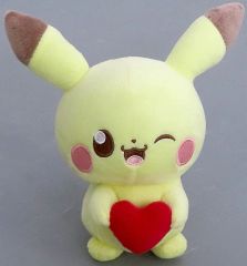 [중고] 봉제인형 피카츄 포켓피스 봉제인형 Mellow Heart~피카츄·모클로·히바니~ [포켓몬스터]