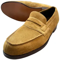 J．M．WESTON 180 Signature Loaferスウェードスエードシグニチャーローファーレザーシューズ靴 8069000146615のサムネイル