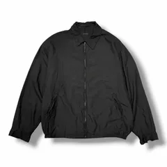 参考上代96800円 COMOLI シルク製品染 ブルゾン トラックジャケット コモリ B01-01026 ブラック 2 (18527M)のサムネイル