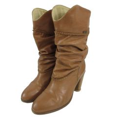 DIESEL スニーカー風 ハイカット ヒール ブーツ ブラック 24.5 