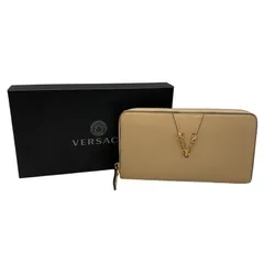 【中古品】 VERSACE ヴェルサーチ VIRTUS ROUND ZIP WALLET ヴィルトゥス ラウンドジップ ウォレット 長財布 【181-260614-as-18-izu】のサムネイル