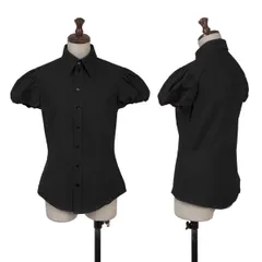 ジャンポールゴルチエ ファムJean Paul GAULTIER FEMME コットンパフスリーブシャツ 黒40のサムネイル