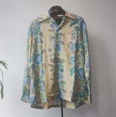 美品 Paul Smith 花柄 長袖シャツ ライトブルー バラ柄 - メルカリ