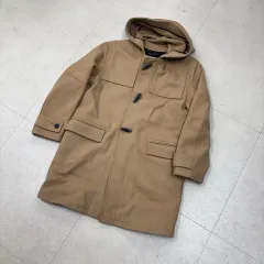 SANDRO（サンドロ） ベイジ フード ダッフル コートのサムネイル