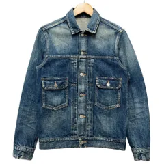UNIFORM EXPERIMENT ユニフォームエクスペリメント 12SS UE-120056 加工 Gジャン デニムジャケット インディゴ サイズ 2 正規品 / 55302のサムネイル