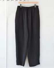 新品 26ss COMOLI コモリ リネンWクロス ドローストリングパンツ 2 