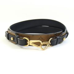 未使用級 DELVAUX デルヴォー ショルダーストラップ レザー ベルト 黒