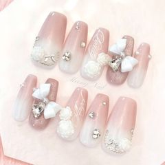 No.118オーダー♡量産型ワンホン韓国フレンチガーリースナ系ネイル