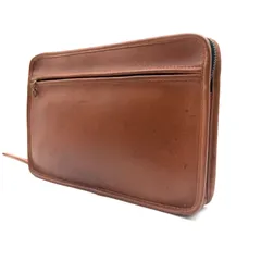OLDCOACH y2k clutch bag handbag brown leather unisex コーチ クラッチバッグ ブラウンのサムネイル