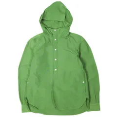 YAECA ヤエカ 日本製 60/40 CLOTH HOOD SHIRTS 60/40クロス フードシャツ 091111 1 GREEN シェル ブルゾン マウンテンパーカー アウター g26786のサムネイル