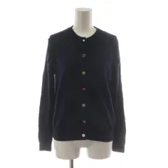 ピーエスポールスミス PS Paul Smith ニットカーディガン ウール100％  L 紺 ネイビー 長袖 /RRのサムネイル