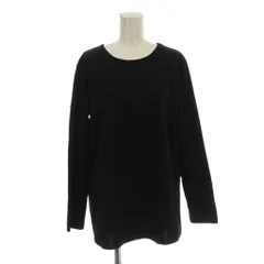 ズッカ zucca カットソー M 黒 ブラック 無地 ラウンドネック 長袖 /LPのサムネイル